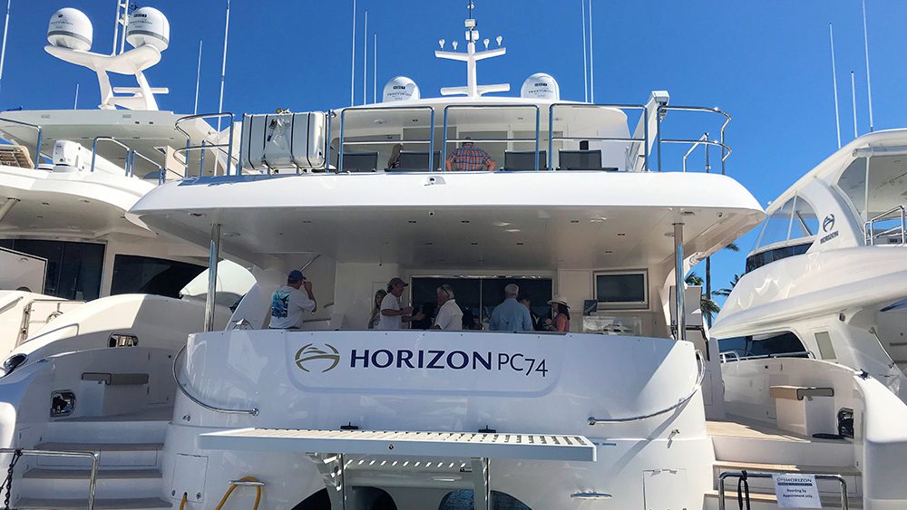 Horizon Power Catamarans Boat Show