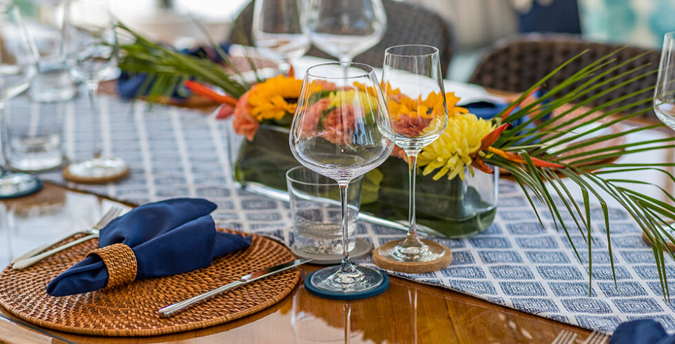 Fancy dining area