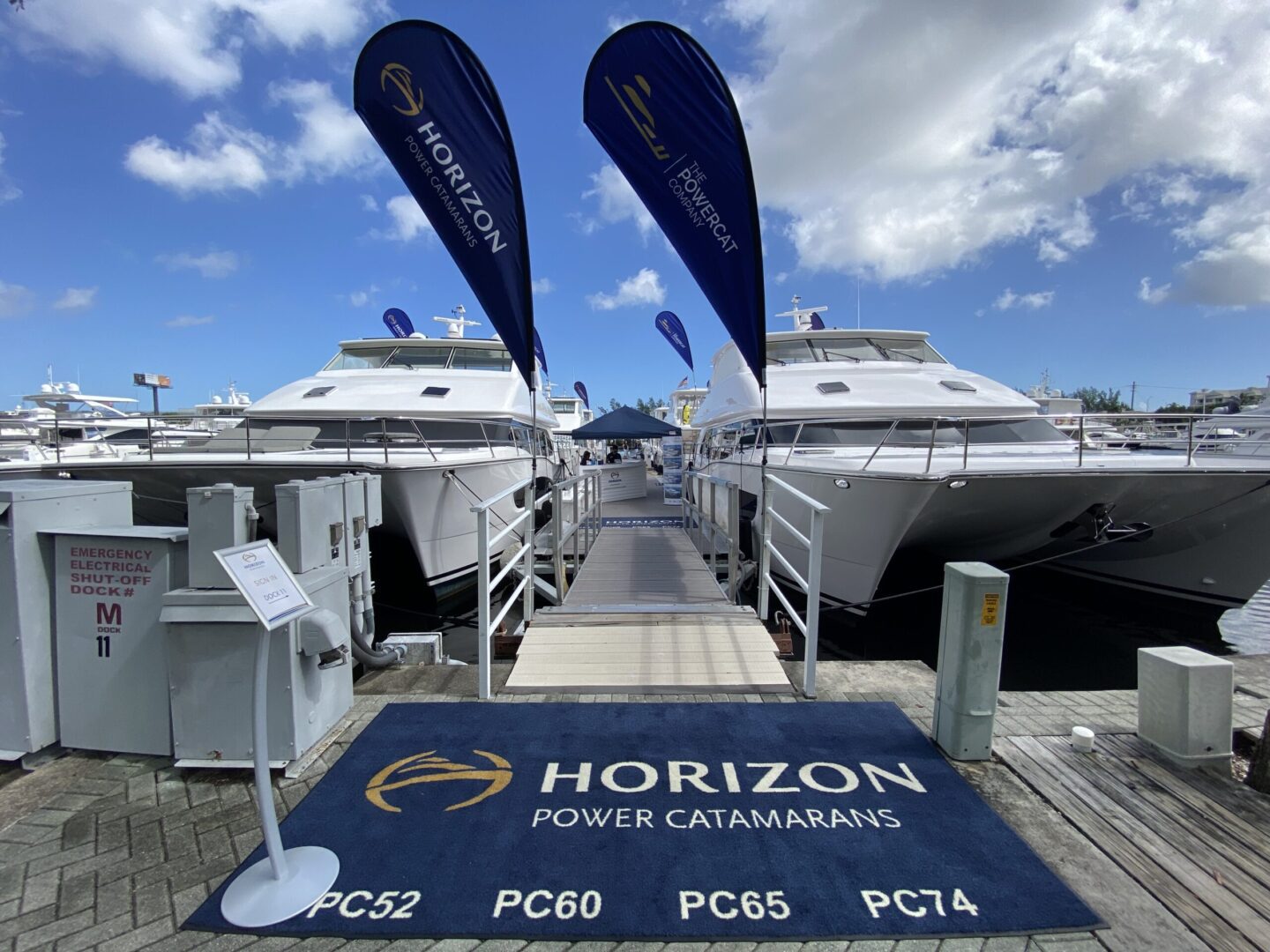 Horizon Power Catamarans lodging area
