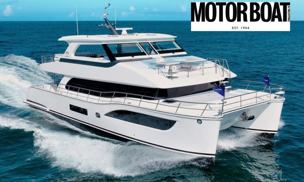 Motor Boat and Yachting article with Horizon Power Catamarans PC68 Expansive