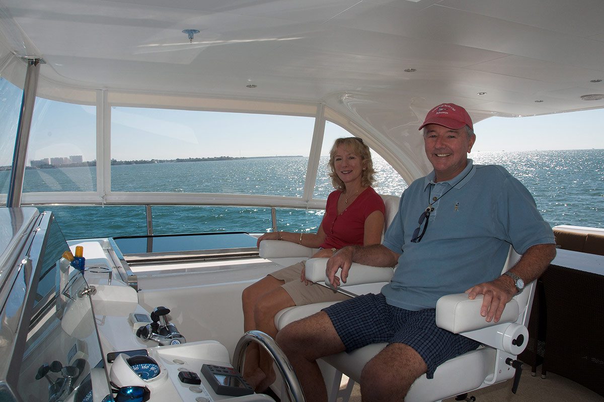 Horizon Power Catamarans The Godfather The story of a serial Horizon yacht owner Alec and Barbara