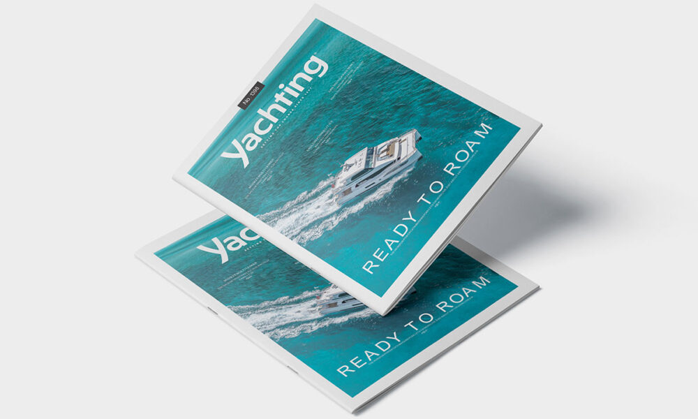 Horizon Power Catamarans on the Cover of Yachting Magazine