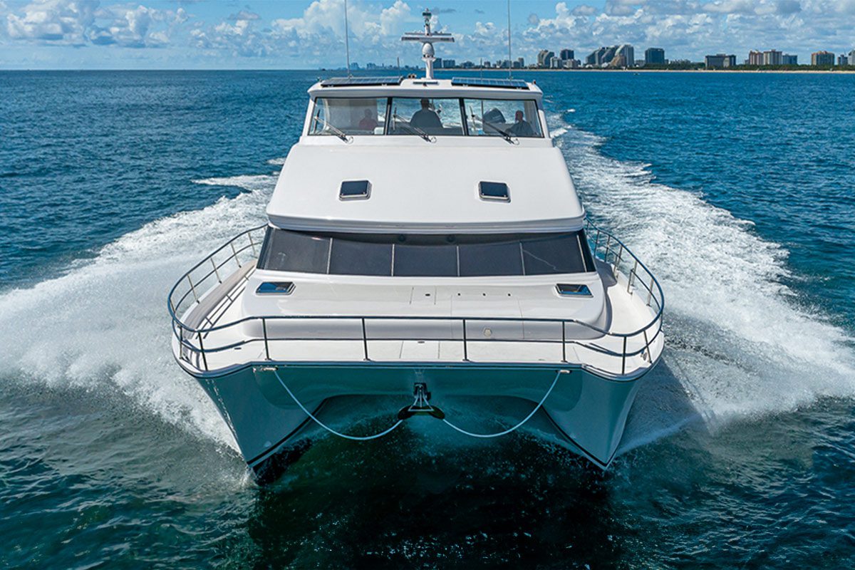 Horizon Power Catamarans PC60 at Fort Lauderdale International Boat Show