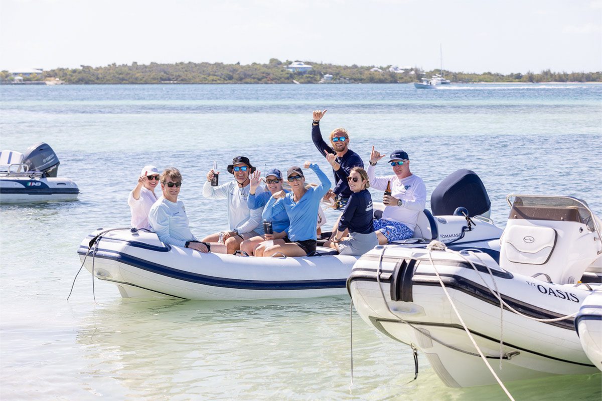 Horizon Power Catamarans 2024 Owners Rendezvous Abaco Inn Dinghy