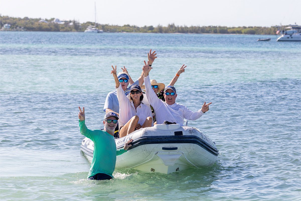 Horizon Power Catamarans 2024 Owners Rendezvous Abaco Inn Dinghy