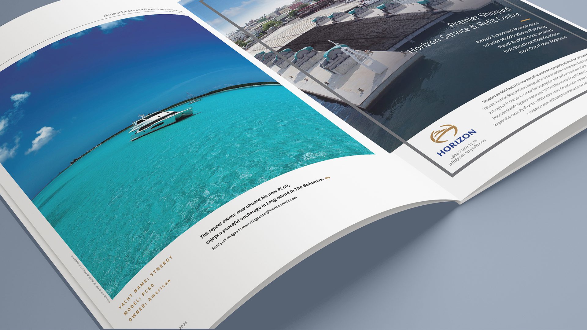 Owner's perspective page of brand publication vol 69 synergy in the bahamas