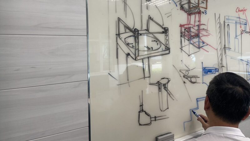 PC68A elevator drawings at yard