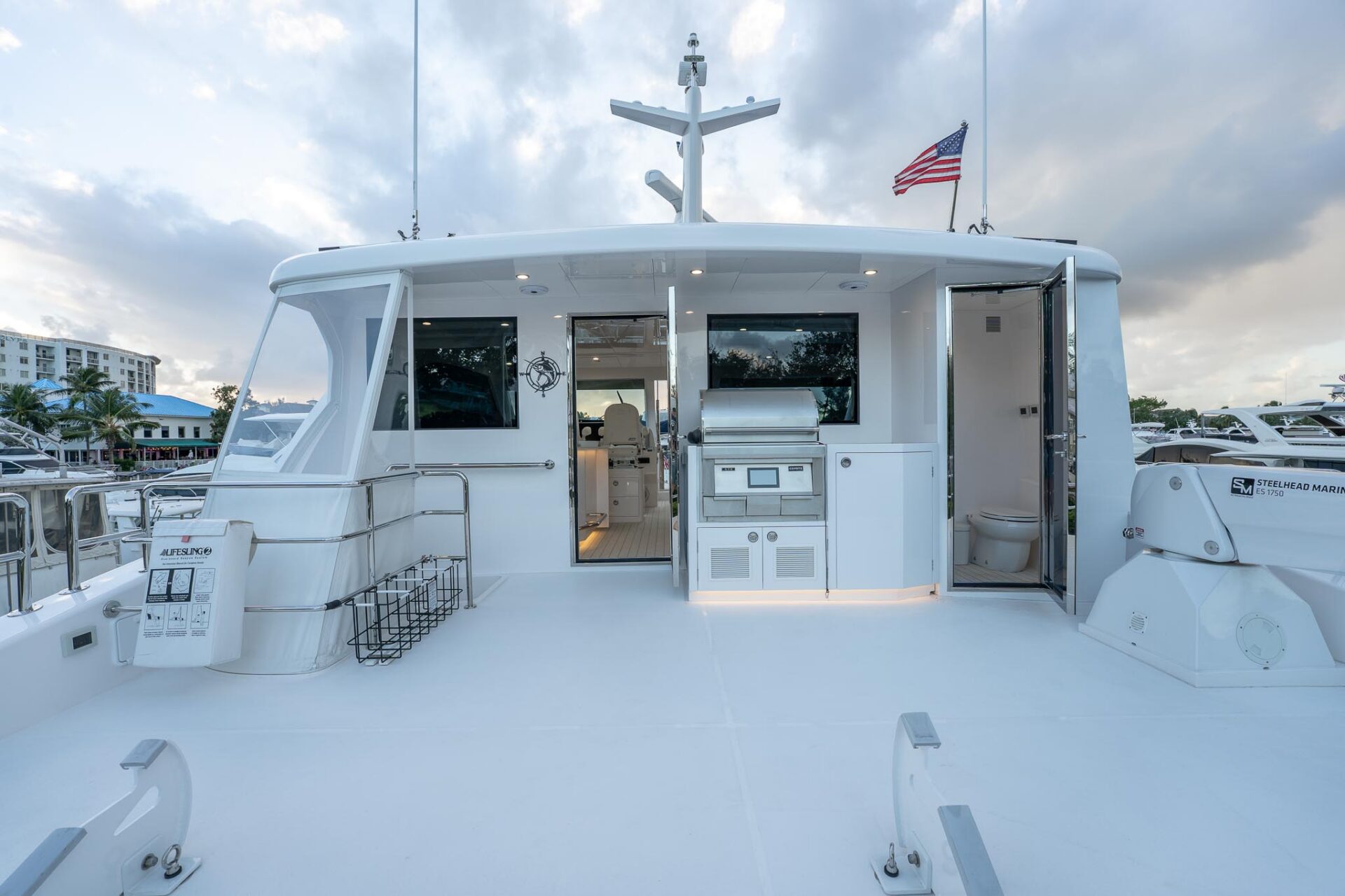 Thea boat deck